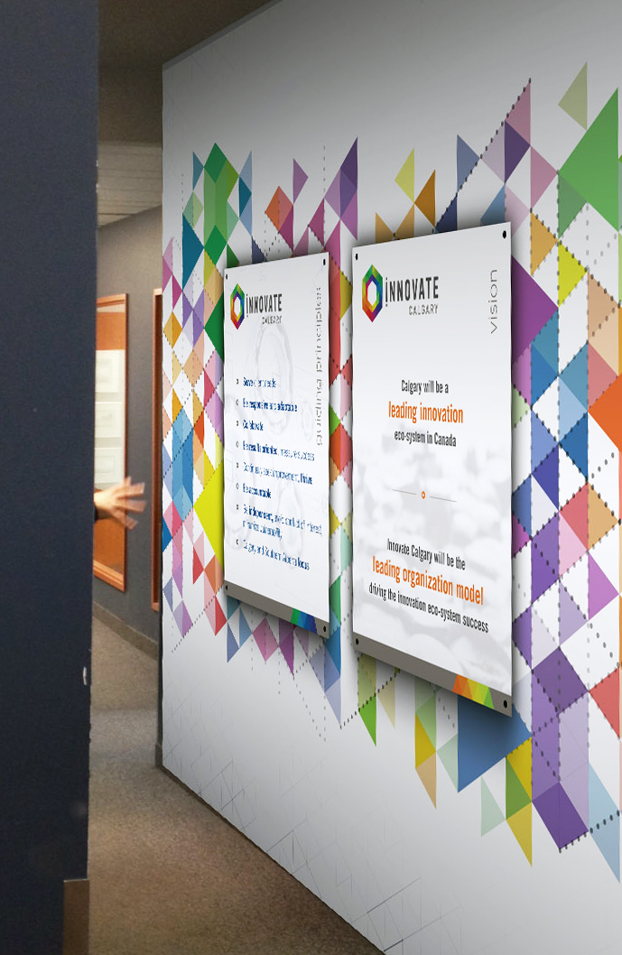 Innovate Calgary wall art